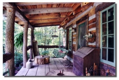 Garden Log Cabin